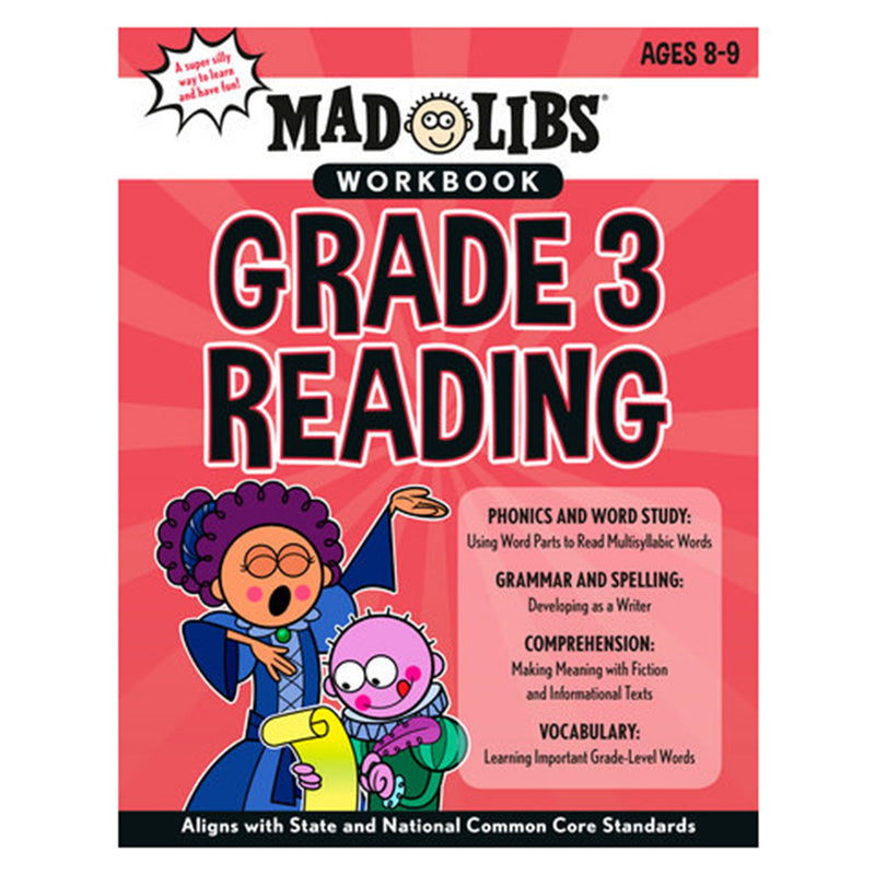 Mad Libs Workbook: Grade 3 Reading