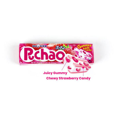Mikakuto Puchao Gummy Candy Strawberry