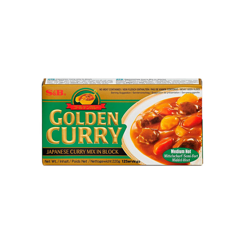 S&B Golden Curry Sauce Mix Med Hot