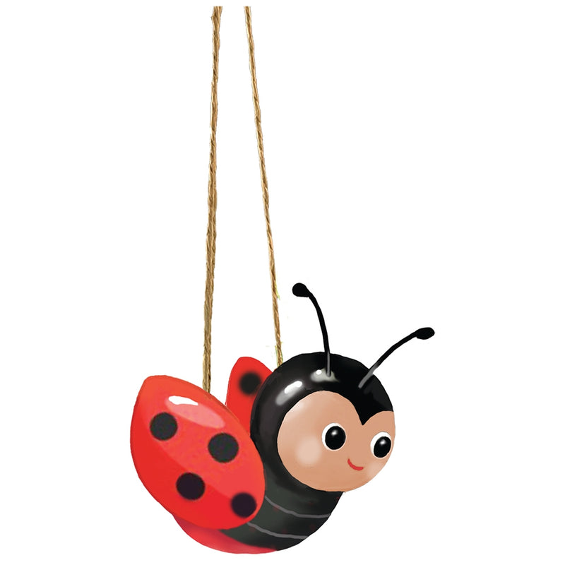 Mini Ladybug Hanging Planter