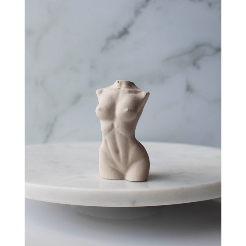 Athena Concrete Goddess Statue, Nude