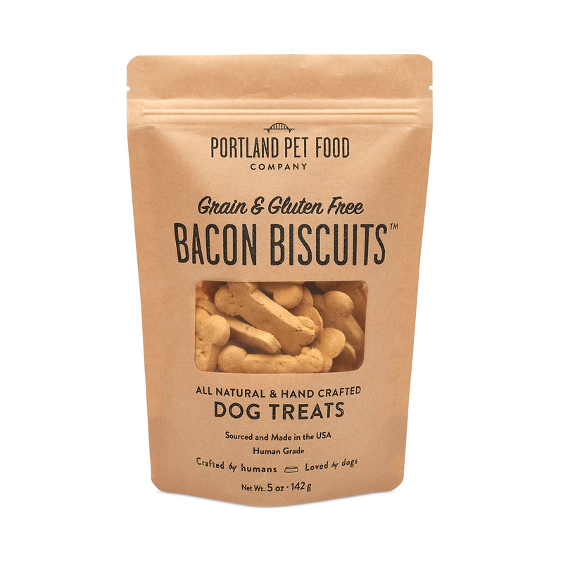 Grain and Gluten Free Bacon Dog Biscuits