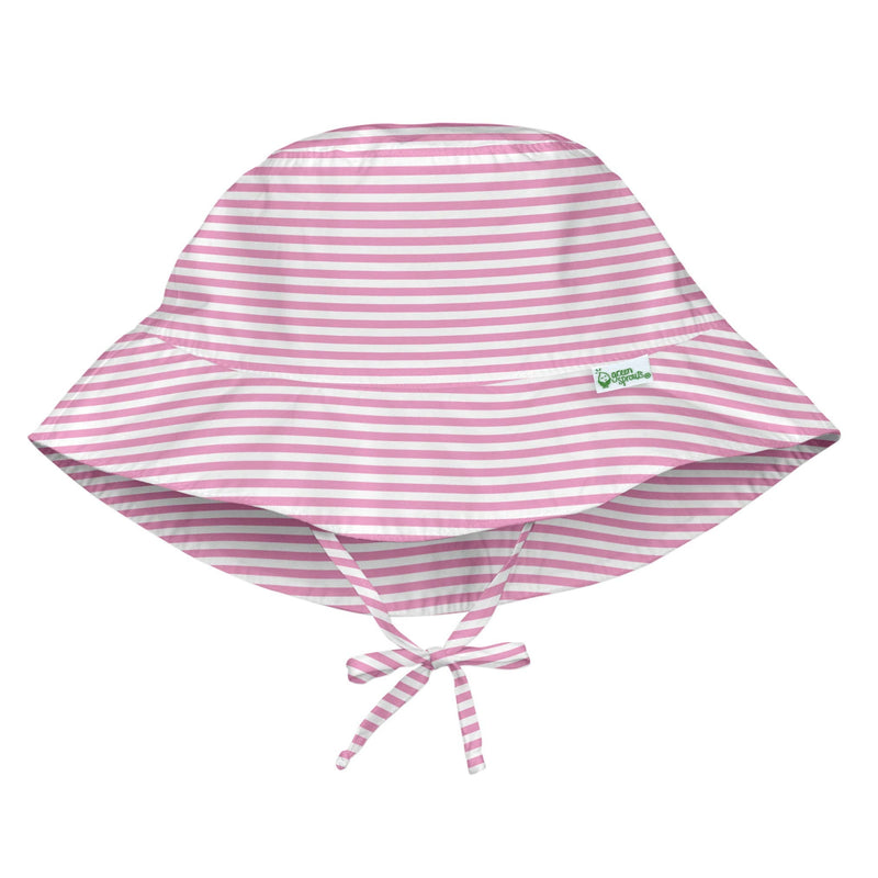 Bucket Sun Protection Hat - Pink Stripes, 9M - 18M