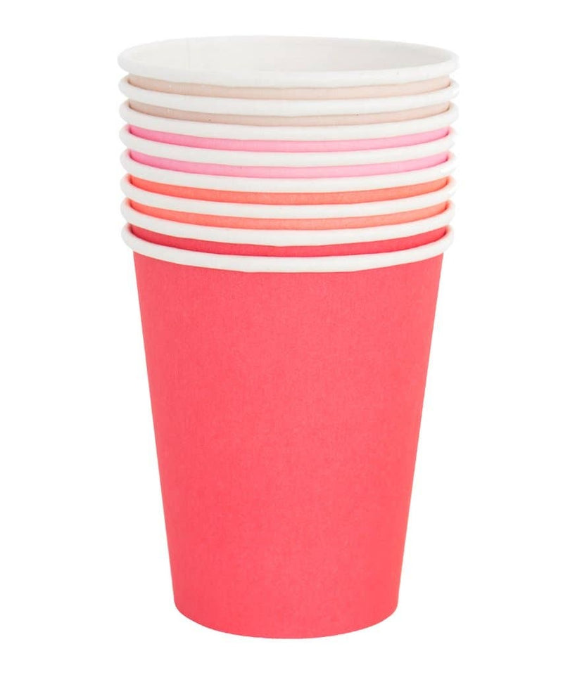 Pretty In Pink Paper Cup, 8 Pack