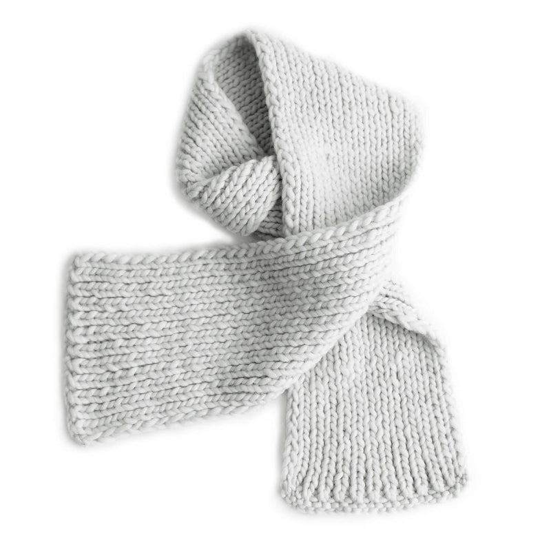 Vale Scarf Knitting Kit, Stormy Grey