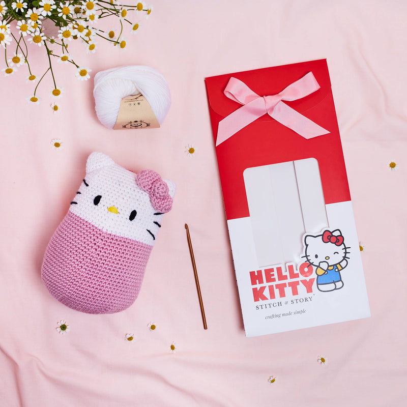 My First Hello Kitty Crochet Kit, Soft Teal