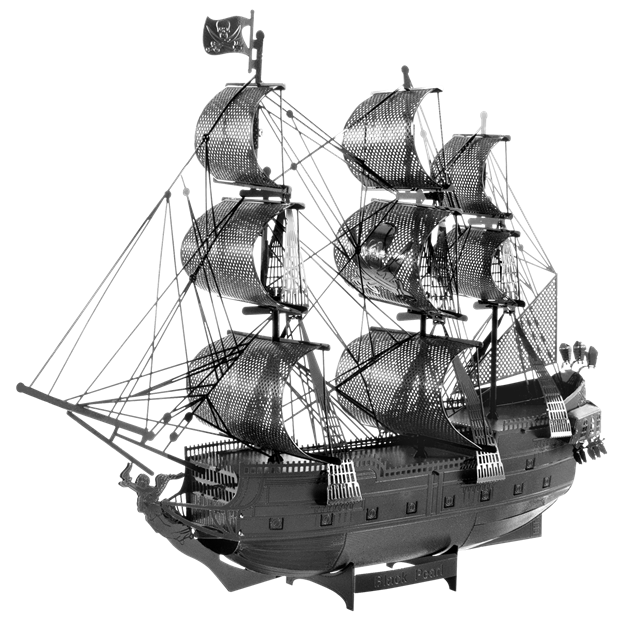 Black Pearl Ship, Metal Model Kit