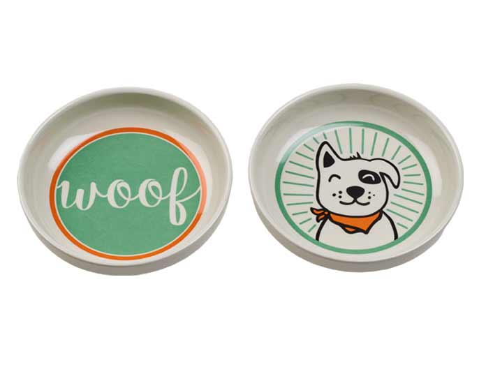 Pet Bowl Gift Set, Lucky Dog