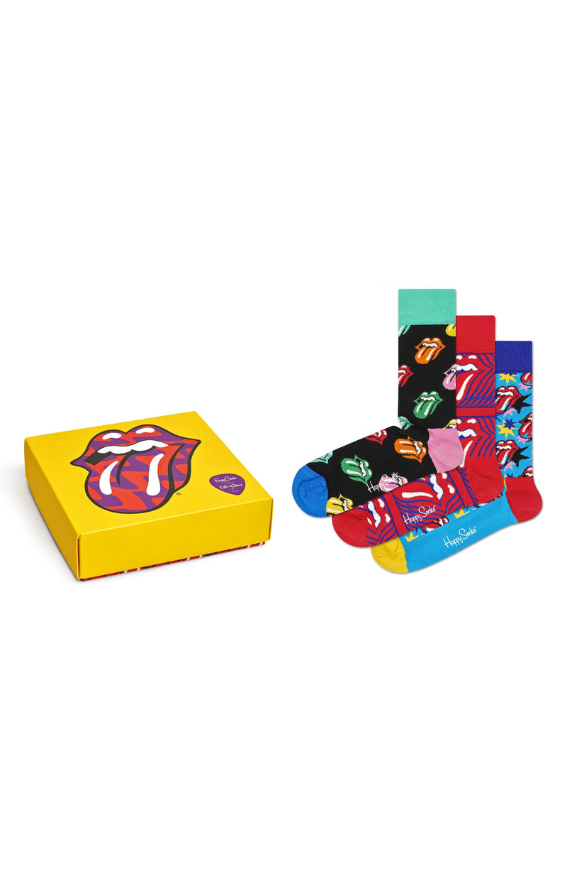 Happy Socks - Rolling Stones Collectors Gift Set 3-Pack, 5 - 9