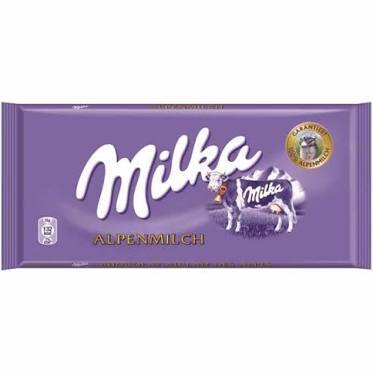 Milka Alpine Milk Chocolate Bar 3.5oz