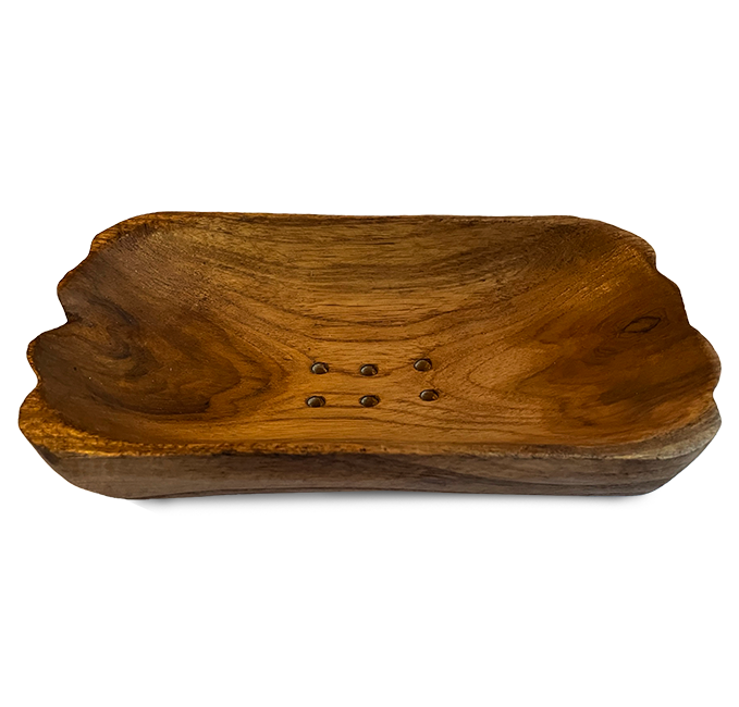 Soap Dish - Wooden Modern