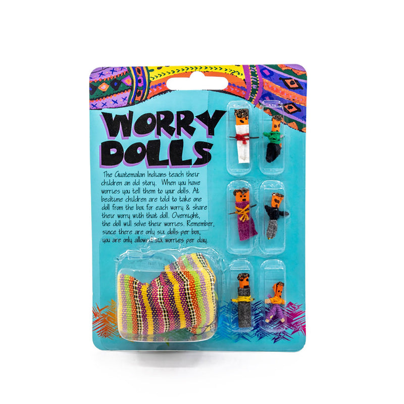 Pack of Six Worry Dolls